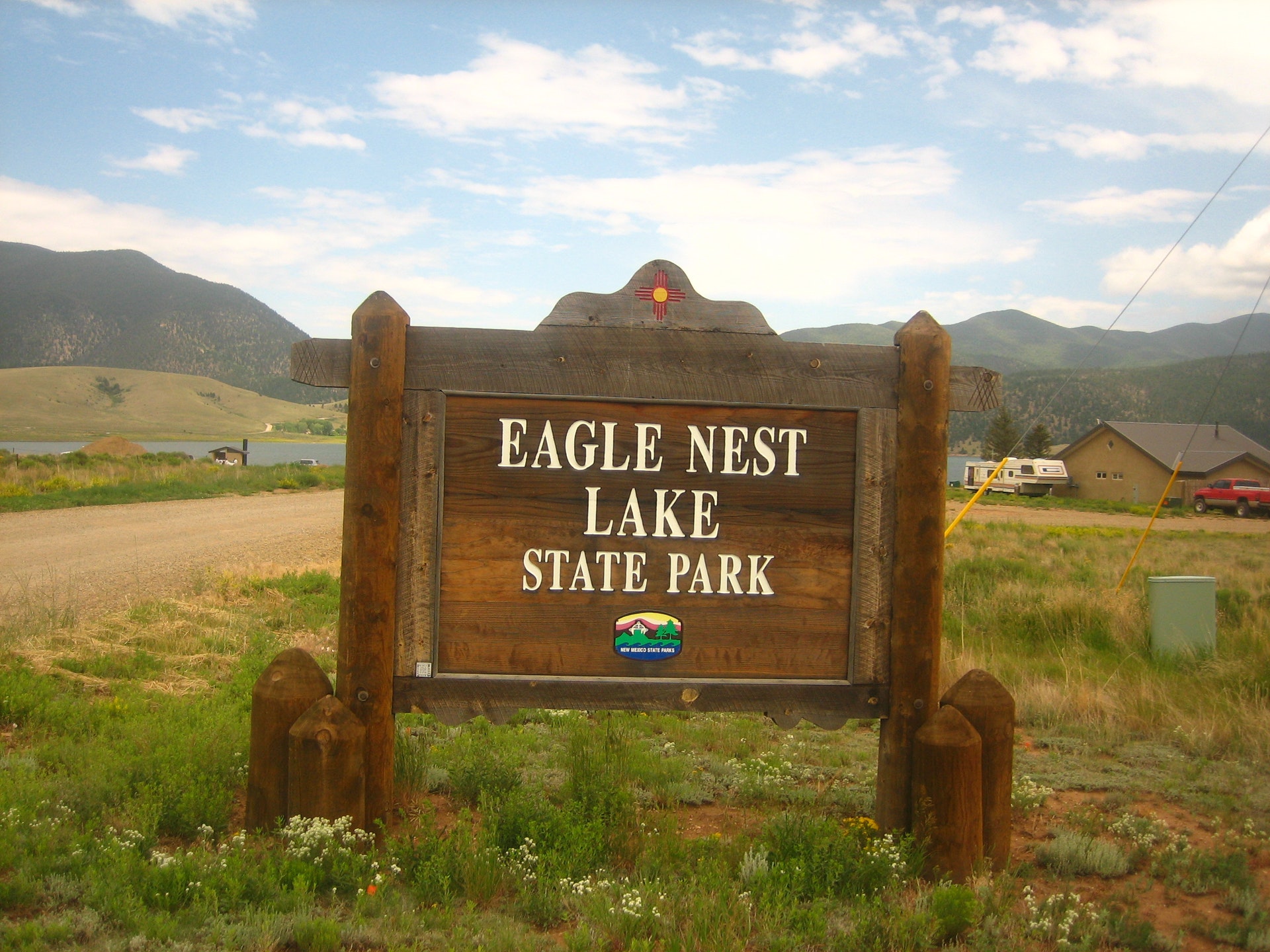 Eagle Nest Lake State Park, a New Mexico State Park located near Taos